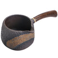 Blackwood Side Handle Fair Cup Handmade Retro Stoneware Pitcher Tea Pitcher Gilding Iron Glaze Tea Pot Fair Mug Fair Cup