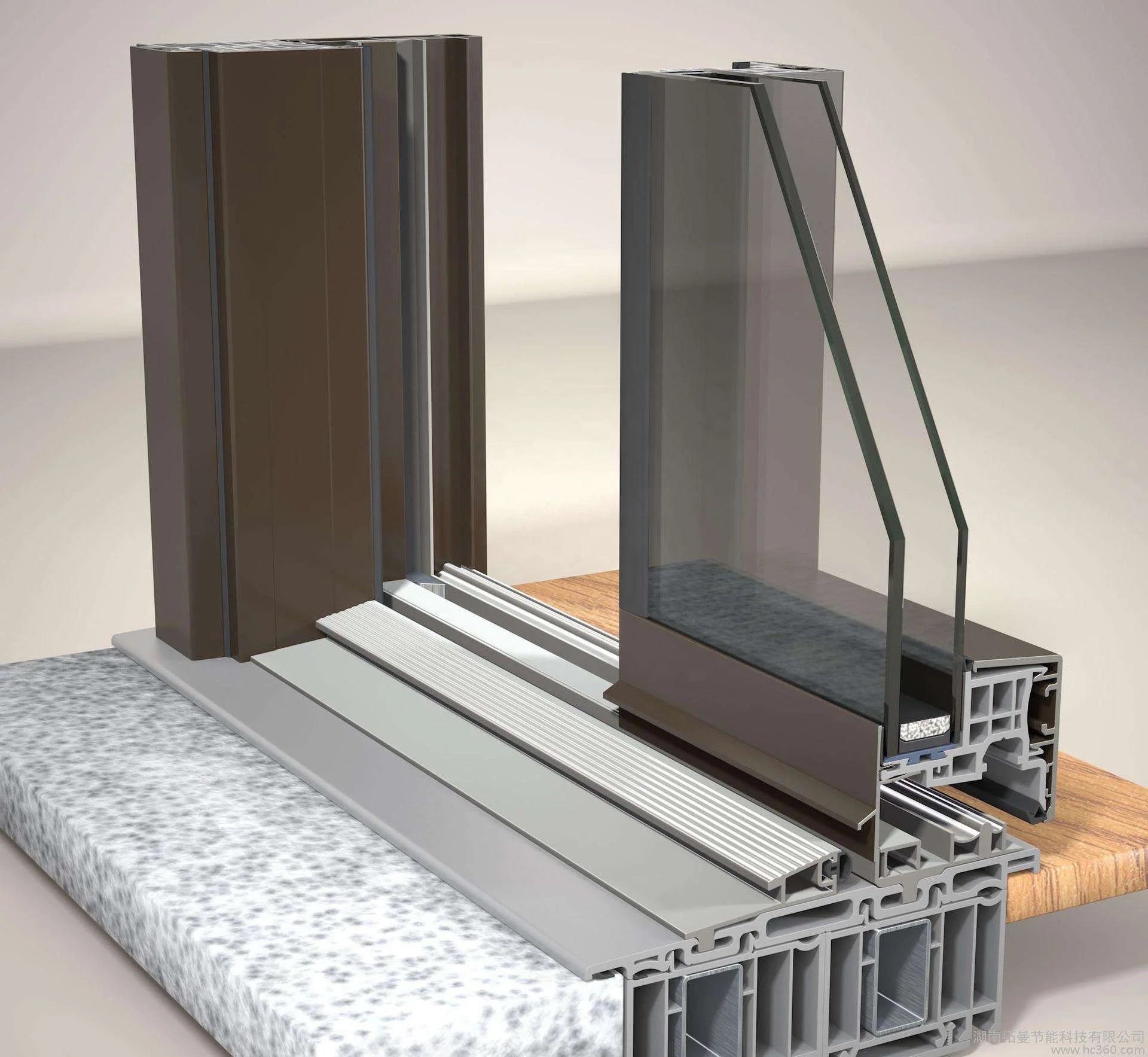 Thermal Insulation Energy Saving Water Proof Aluminum Double Glazed Sliding Windows Living Room Design of windows for House