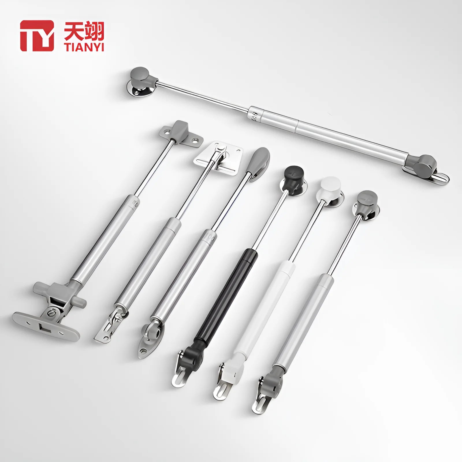 Furniture Kitchen Dining Cabinet Door Spring Gas Spring Bracket Upper/Lower Door Hydraulic Lockable Connector Sturdy