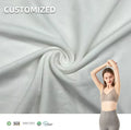 160GSM Soft Plain Dye 95% Cotton 5% Elastane Single Jersey Fabric for Underwear 95% Cotton Content