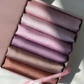 Customized Satin Crinkle Scarf Suit Muslim Hijab Box Multicolor Scarf Combination Suit