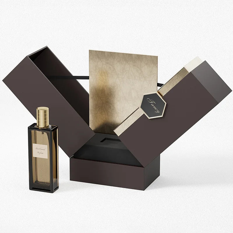 OEM Custom Logo Design Valentine's Day Gift Box Lid and Base Two Pieces of Box Chocolate Gift Packaging Perfume Bottle