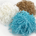 White Recycled Packaging Kraft Wrapping Filler Cut Crinkle Shredded Paper