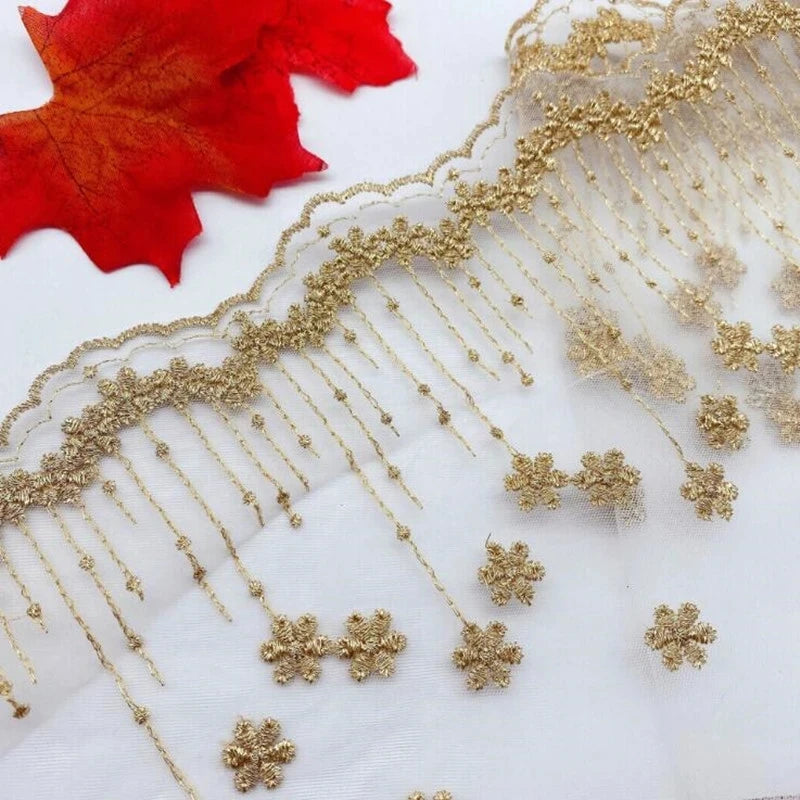 Wholesale Price Milk Silk Mesh Flower Embroidery Lace Trimming Accessories for Diy Lolita Dress Children's Clothing Garment