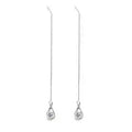 REETI Hot Sale Long Water Drop 925 Sterling Silver Earrings for Women Fashion Jewelry Sterling-silver-jewelry Pendientes