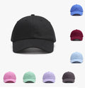 Solid Color 100% Cotton Plain Soft Top Embroidery Sports Hats Adjustable Blank Custom Unstructured Baseball Cap