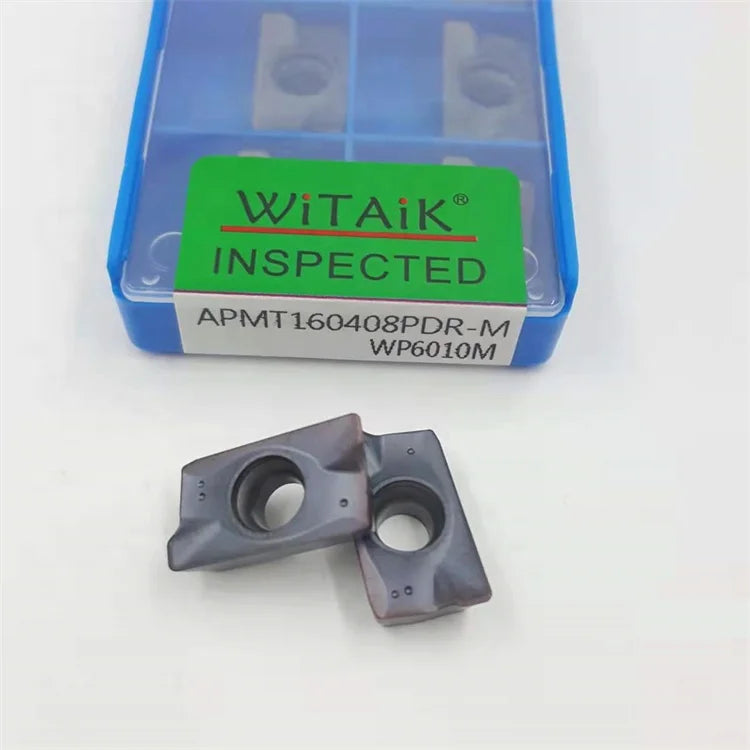 Witaik Brand APMT160408PDR-M WP6010M High Hard Carbide Milling Insert