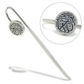 Arabic Alphabet Book Mark School Student Teacher Language Gifts Islamic Quran Stationery Page Marker Metal Islamic Bookmark