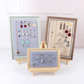 Wooden Hanging Wall Photo Frame Earring Display Board Jewelry Display Rack Ring Necklace Storage Jewelry Rack