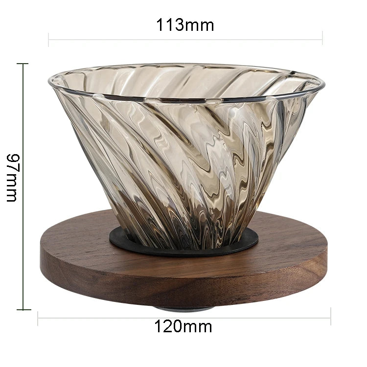 Mini Chinagama Ecocoffee Colorful  Coffee Dripper 1-4cups Hand Drip Coffee Maker Espresso Coffee Accessories