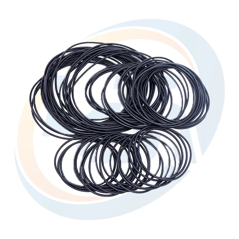 Longcheng China Factory's AS568 Standard NBR FKM Silicone O-Ring Seals Flat Gasket Rubber Seal Ring Made of PU Plastic