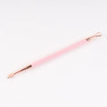 LOW MOQ Wholesale Price Nail Polish Gel Triangle Remover pink Rose Gold Cuticle Pusher