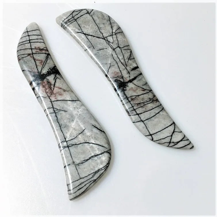 Hongzhuo Large Quantities Beauty Personal Care Authentic Picasso jasper Gua Sha Stone Board