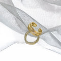 Textured Open Band Ring 925 Sterling Silver Wide Sculptural Design Statement Jewelry for Women Contemporary Daily Wear