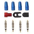Alloy and Plastic Bike Adapter for Presta French Valves Road Bicycle and MTB with Brass FV Inner Tube Valve