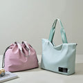Women's Fashion Large Capacity Waterproof Zipper Closure Tote Gym Bag for Outdoor Sports Travel Portable