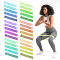 Customized Logo Latex High Elastic Fitness Yoga Gym Exercise Bands Set Mini Loop Body Shaping Resistance Bands