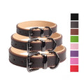 Adjustable Leather Pet Collar Fashion E Unique Plain Italian Pet Durable Real Leather Dog Collar Soft Pet Leash