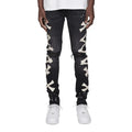 Men's Broken Bone Destroyed Tapered Custom Straight Jeans Breathable 100% Cotton High Street Summer Spring