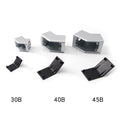 China Manufacturer Rohs 2143 45 Degree Supporter Connector 30 for Aluminum Profile Painting Machine Parts CNC Machining 30 40 4