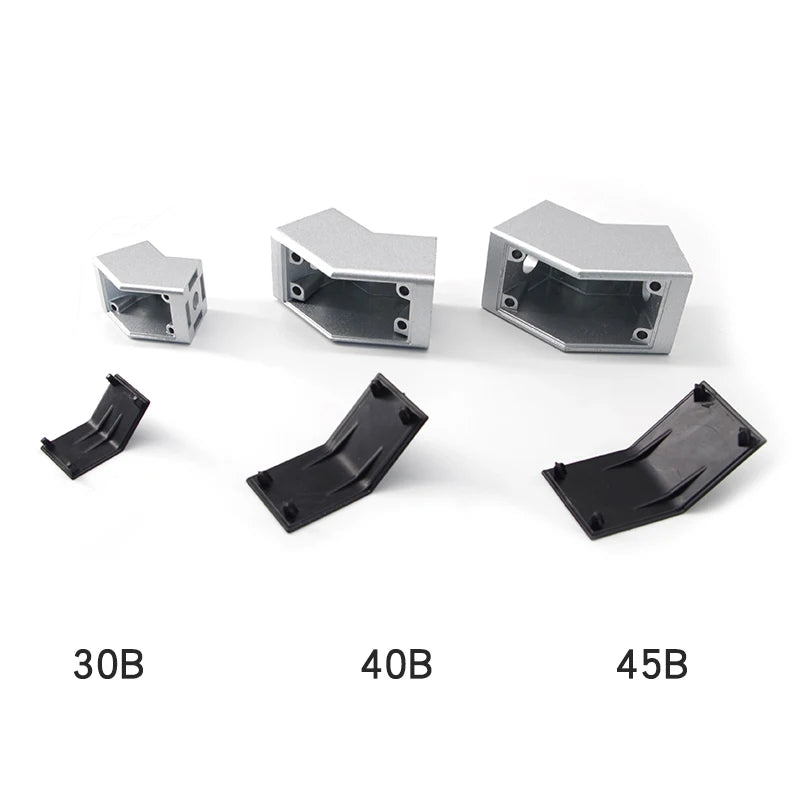 China Manufacturer Rohs 2143 45 Degree Supporter Connector 30 for Aluminum Profile Painting Machine Parts CNC Machining 30 40 4
