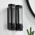Liquid Soap Dispenser Kitchen Hotel Shower Gel Pump Triple Liquid Bathroom Commercial Manual Wall Mount Shampoo and Conditioner