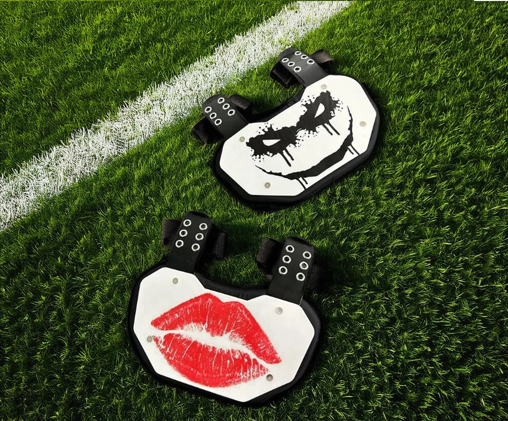 Factory Price American Football Back Plate Serviceable for Shoulder Pads Lower Back Pads Adult and Youth Backplate