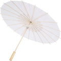 Guansen  Traditional Chinese Oilpaper Umbrella with Wooden Handle 10 Ribs Folding Wedding Sun Umbrella