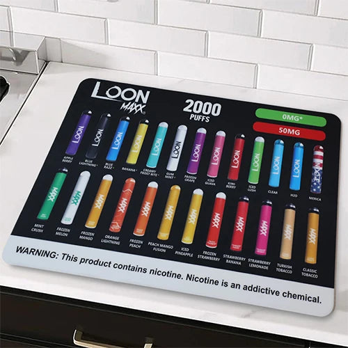 Custom Retail Counter Mat Innovative Advertising Branded Foam Rubber Mat Changeable New Model
