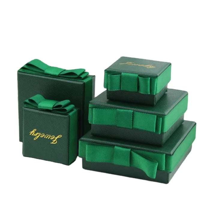 Bulk Sale Luxury Jewelry Box Recycled Materials with Sponge Liner Economically Priced Luxury Paper Package