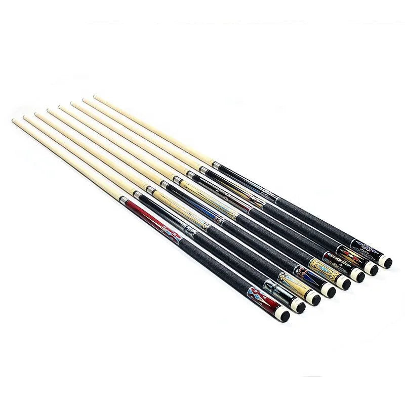 New Arrival for S7 Billiard Pool Cue 2 Pieces Premium Canadian Maple Wood Stainless Steel Joint 58 Inch 13mm Tip