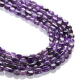 Irregular Shape Nugget Polished Natural Amethyst Bracelet Necklace Stone Bead Loose Tumbled Gemstone Bead for DIY Jewelry Making