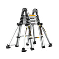 Thickened (1.3-1.5mm) Multifunctional Telescopic Aluminum Folding Ladder with 150kg Load Capacity CE Certified Industrial Ladder