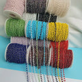 JC Crystal Hot Selling Crystal Beads Copper Chain Diy Jewelry Accessories Chain