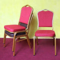 Modern Stacking Hotel Banquet Chair Durable Metal Frame Economically Stackable Chairs for Church Use