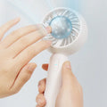 2022 New Design Ice Hockey Double Cooling Handheld Fan 2000mAh Battery Rechargeable Portable Table 3-Speed Summer Outdoor