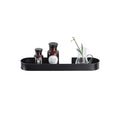 Shower Shelf Wall Mounted Aluminum Shower Rack Organizer 30CM Bathroom Matte Black Shower Shelf