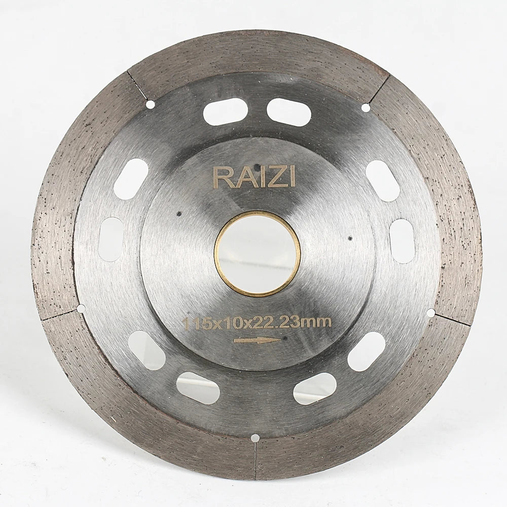 Raizi 4.5 Inch 5 Inch Porcelain Ceramic Tile Dry Diamond Cutting Saw Blade Cutting Disc