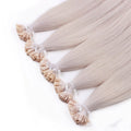 Factory Price 20'' 22'' Cuticle Aligned Raw Virgin Remy Russian Hair Pre-bonded Keratin Straight/Wave Flat Tip Hair Extensions