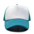 Custom Logo Mesh Baseball Cap 5 Panel Plain Contrasting Colors Sports Caps Manufacture Low MOQ Color Matching Trucker Hat