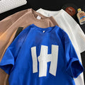 Cotton T Shirt for Men With Logo Tee Short Sleeve Men Custom 3d Foam Puff Print Graphic T Shirt Puff Print