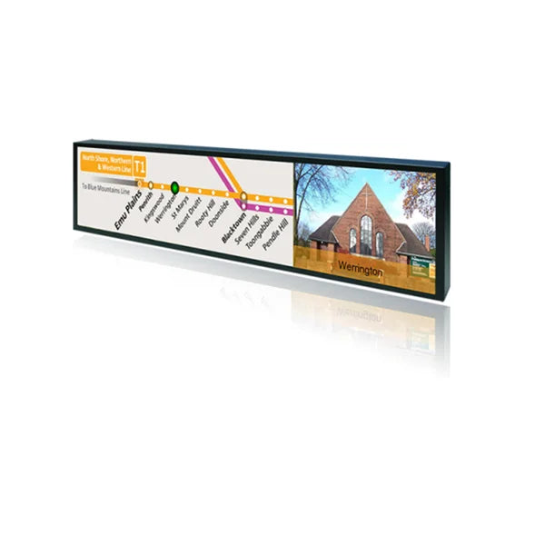 Digital Signage Android LCD Stretch Bar Display Ultra Wide Monitor Shopping Mall Retail Store Self-Service Business 4K Driver