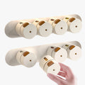 Wall Mounted Kitchen Organizer Plastic Magnetic Spice Jar Storage Rack Seasoning Container Holder With Lid