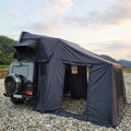 Hard Shell 4x4 Truck Roof Top Tent ABS Shell Roof Tent Aluminium Shell Folded Camping Car Tent