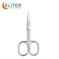 Eliter in Stock Hot Sell Stainless Steel Nail Cutting Scissors Toe Nail Scissors Curved Nail Scissors