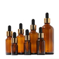 Brown Glass Essential Oil Bottle Dropper Bottle 15ml 30ml Brown Essence  Packaging Skin Care Serum Glass Bottle