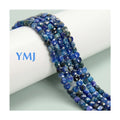 Perles De Pierre Natural 4mm Natural Aquamarine Red Tourmaline Blue Kyanite Faceted Cube Loose Stone Beads for Jewelry Making