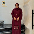 Zaynab Abaya Party Jalabiya Ramadan Custom Design Dubai Muslim Fashion Abaya Women Muslim Dress Jalabiya Abaya