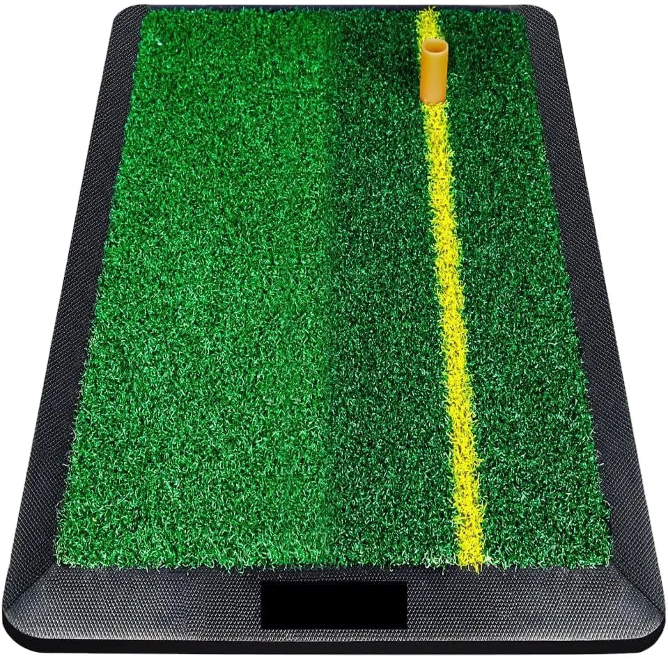 Premium Indoor/Outdoor Custom Residential Portable Putting Green Golf Hitting Mats Customizable Backyard Golf Strike Mat