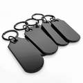 Custom Design Logo Sublimation Aluminum Pendant Enamel Pet ID Chain Necklace Engraved Metal Blank Name Stainless Steel Dog Tag